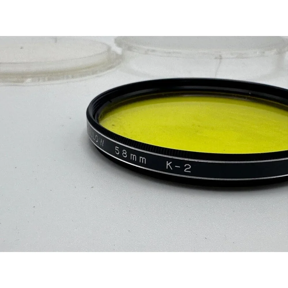 Vivitar Medium Yellow 58mm 2x Camera Lens Filter Photography Contrast